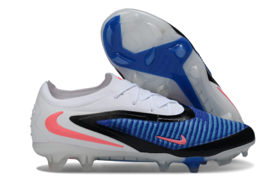 Nike Phantom 6 Elite Low FG Football Boots - Blue/Electric Blue/Neon Pink