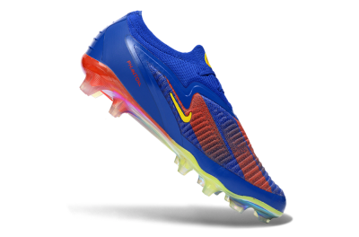 Nike Phantom 6 Elite Low FG Football Boots - Blue/Vibrant Orange/Electric Yellow