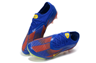 Nike Phantom 6 Elite Low FG Football Boots - Blue/Vibrant Orange/Electric Yellow