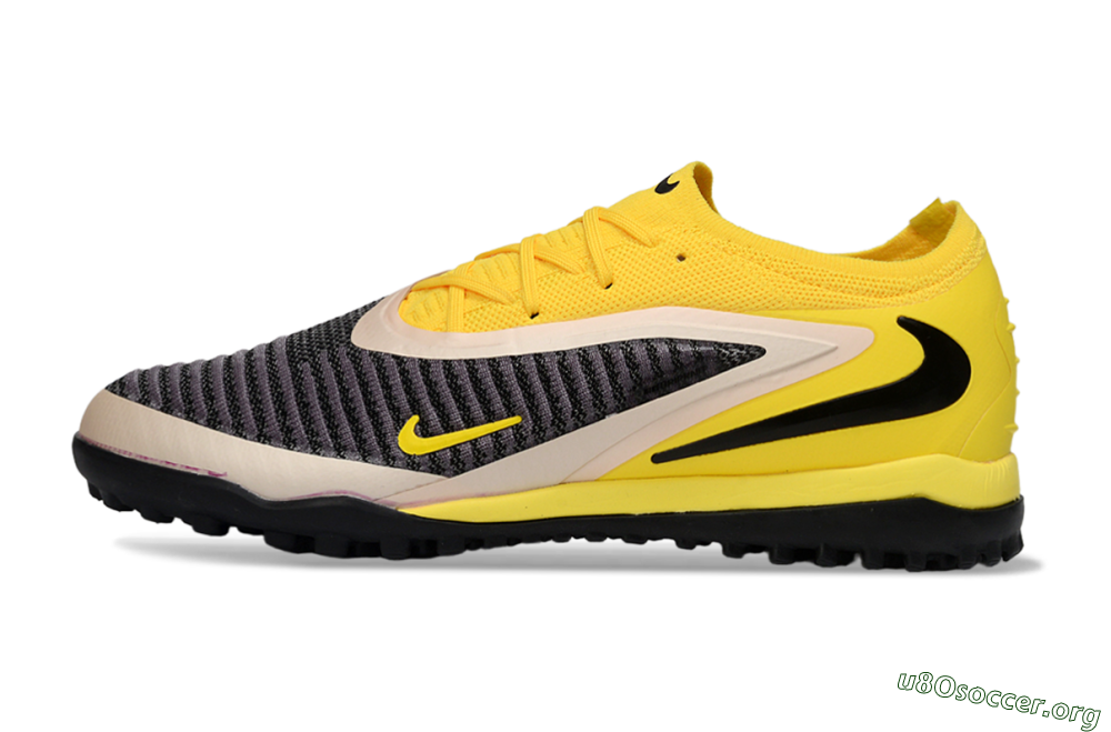 Nike Phantom 6 Elite Low TF Football Shoes - Yellow/Electric Yellow/Charcoal Gray 3