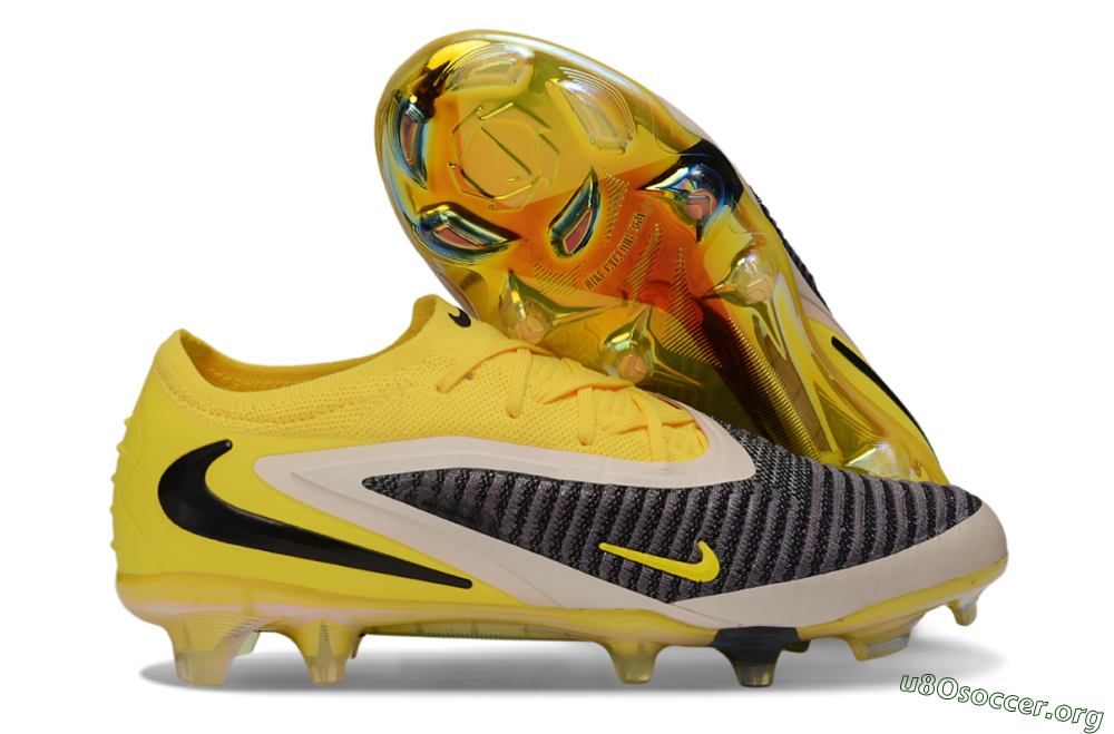Nike Phantom 6 Elite Low FG Football Boots - Yellow/Electric Yellow/Graphite Gray 2