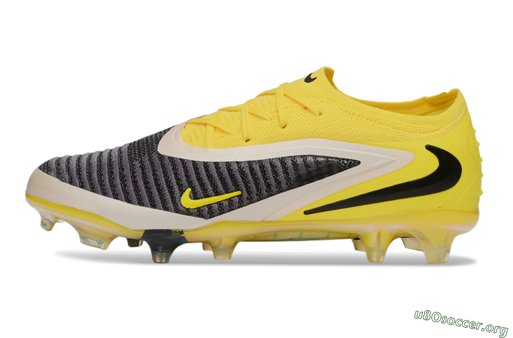 Nike Phantom 6 Elite Low FG Football Boots - Yellow/Electric Yellow/Graphite Gray 3