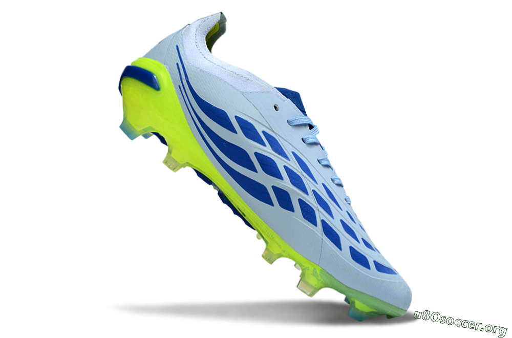 Adidas Predator 26 Elite FG Football Boots - Blue/Electric Lime/Azure 5