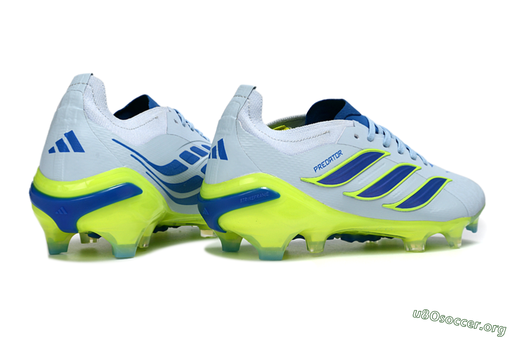 Adidas Predator 26 Elite FG Football Boots - Blue/Electric Lime/Azure 7