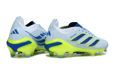 Adidas Predator 26 Elite FG Football Boots - Blue/Electric Lime/Azure