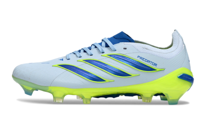 Adidas Predator 26 Elite FG Football Boots - Blue/Electric Lime/Azure