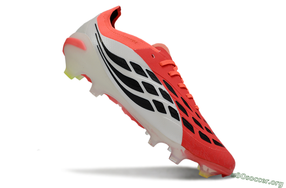 Adidas Predator 26 Elite FG Football Boots - Red/Bright Red/White Fusion 5
