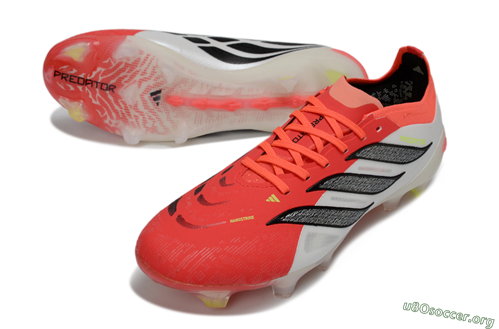 Adidas Predator 26 Elite FG Football Boots - Red/Bright Red/White Fusion 0