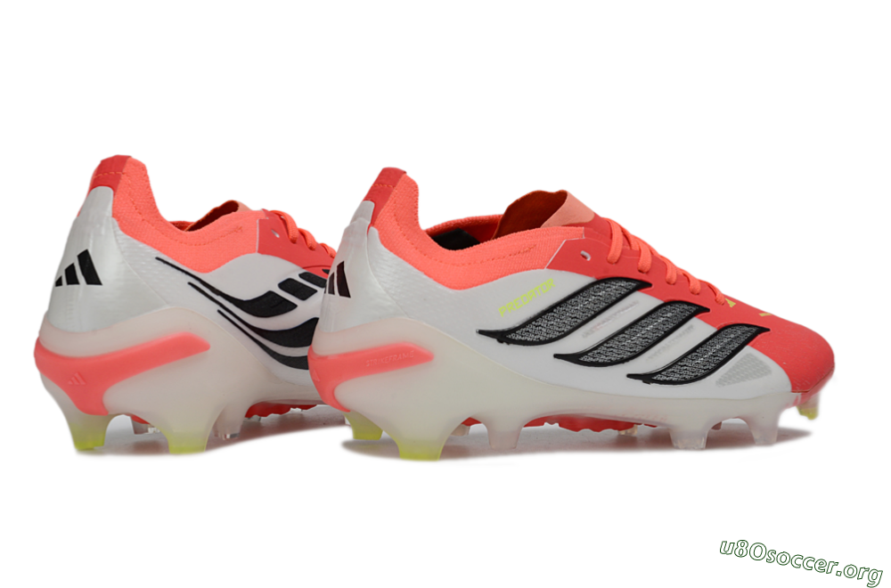 Adidas Predator 26 Elite FG Football Boots - Red/Bright Red/White Fusion 7