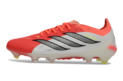 Adidas Predator 26 Elite FG Football Boots - Red/Bright Red/White Fusion