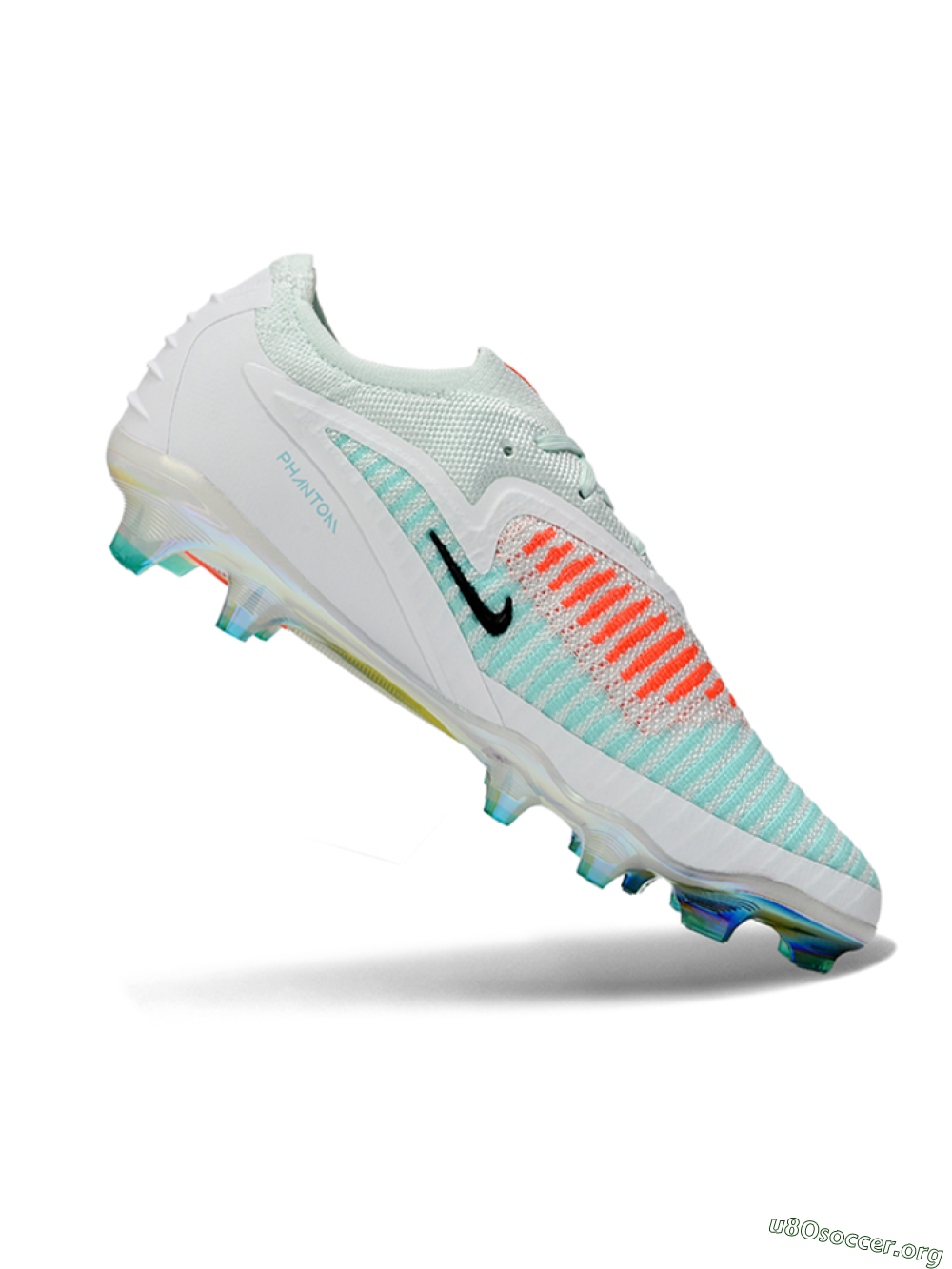 Nike Phantom 6 Elite Low FG Football Boots - Mint/Coral Glow/White Pearl 4