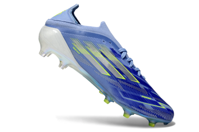 Adidas F50 Elite FG Football Boots - Blue/Electric Green/Silver