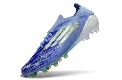 Adidas F50 Elite FG Football Boots - Blue/Electric Green/Silver