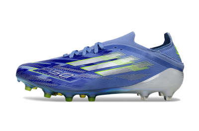 Adidas F50 Elite FG Football Boots - Blue/Electric Green/Silver