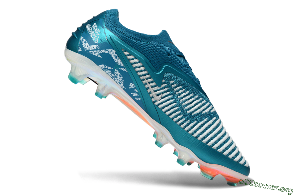 Nike Phantom 6 Elite Low FG Football Boots - Teal/Ocean Blue/White 4