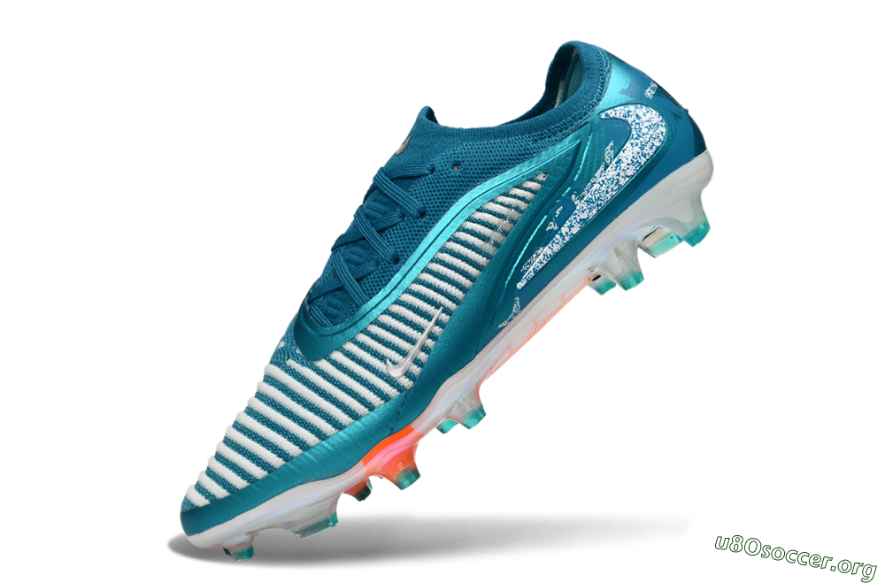 Nike Phantom 6 Elite Low FG Football Boots - Teal/Ocean Blue/White 5
