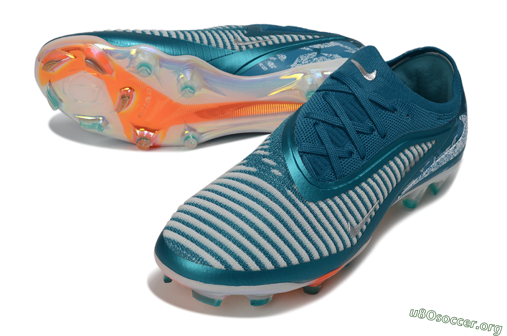 Nike Phantom 6 Elite Low FG Football Boots - Teal/Ocean Blue/White 0