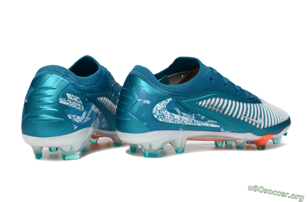 Nike Phantom 6 Elite Low FG Football Boots - Teal/Ocean Blue/White 6