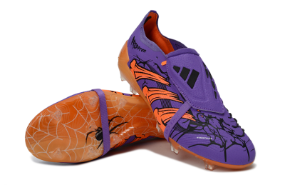 UFL x Adidas Predator 25 Elite Fold-Over Tongue FG Football Boots - Purple/Burnt Orange/Spider Black