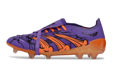 UFL x Adidas Predator 25 Elite Fold-Over Tongue FG Football Boots - Purple/Burnt Orange/Spider Black