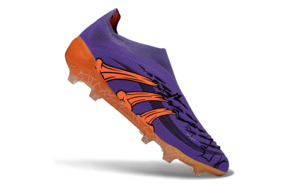 UFL x Adidas Predator 25 Elite FG Football Boots - Purple/Vibrant Orange/Deep Purple