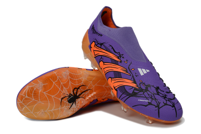UFL x Adidas Predator 25 Elite FG Football Boots - Purple/Vibrant Orange/Deep Purple