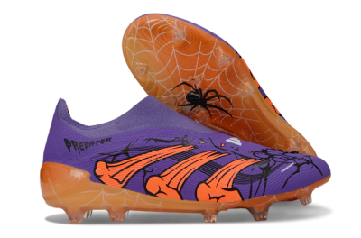UFL x Adidas Predator 25 Elite FG Football Boots - Purple/Vibrant Orange/Deep Purple