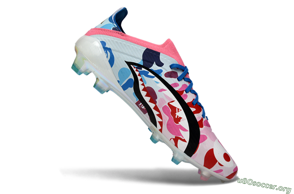 Adidas F50 Elite FG Football Boots - Pink/Blue Camo/Pink Splash 5