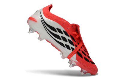 Adidas Predator 26 Elite Fold-Over Tongue SG Football Boots - Red/Bright Red/Black