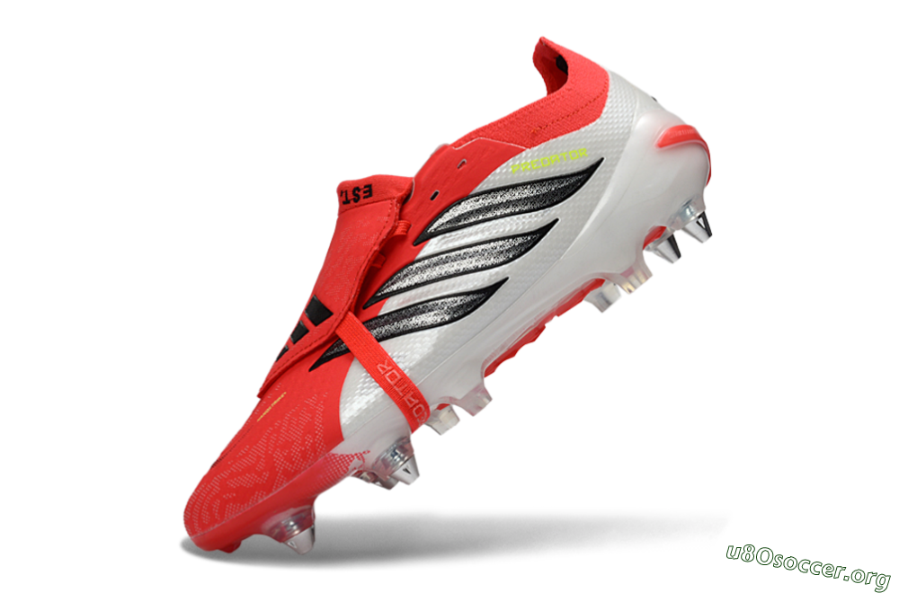 Adidas Predator 26 Elite Fold-Over Tongue SG Football Boots - Red/Bright Red/Black 5