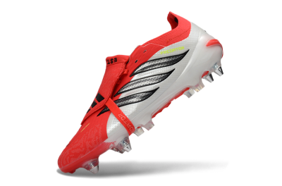 Adidas Predator 26 Elite Fold-Over Tongue SG Football Boots - Red/Bright Red/Black