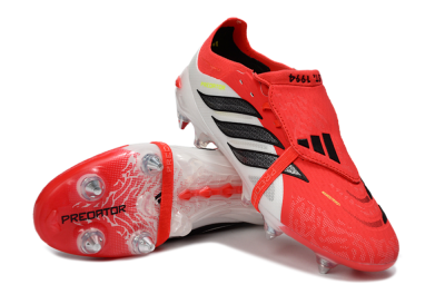 Adidas Predator 26 Elite Fold-Over Tongue SG Football Boots - Red/Bright Red/Black
