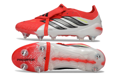 Adidas Predator 26 Elite Fold-Over Tongue SG Football Boots - Red/Bright Red/Black