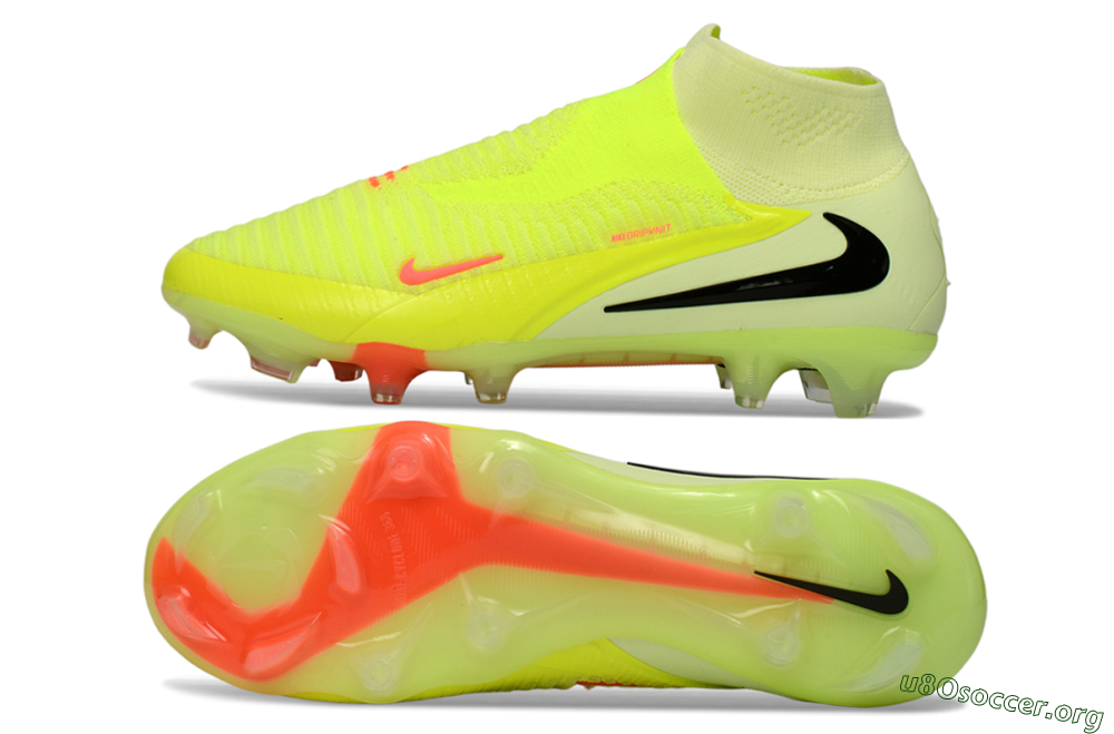 Nike Phantom 6 Elite Low FG Football Boots - Yellow/Neon Yellow/Black 1