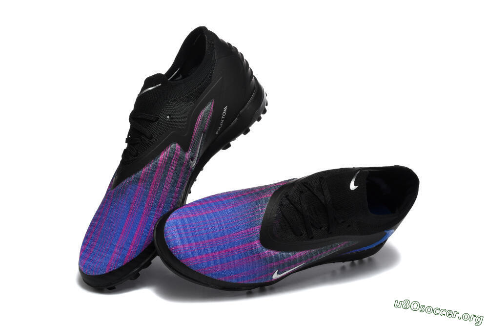 Nike Phantom 6 Elite Low TF Football Shoes - Black/Royal Blue/Magenta 6