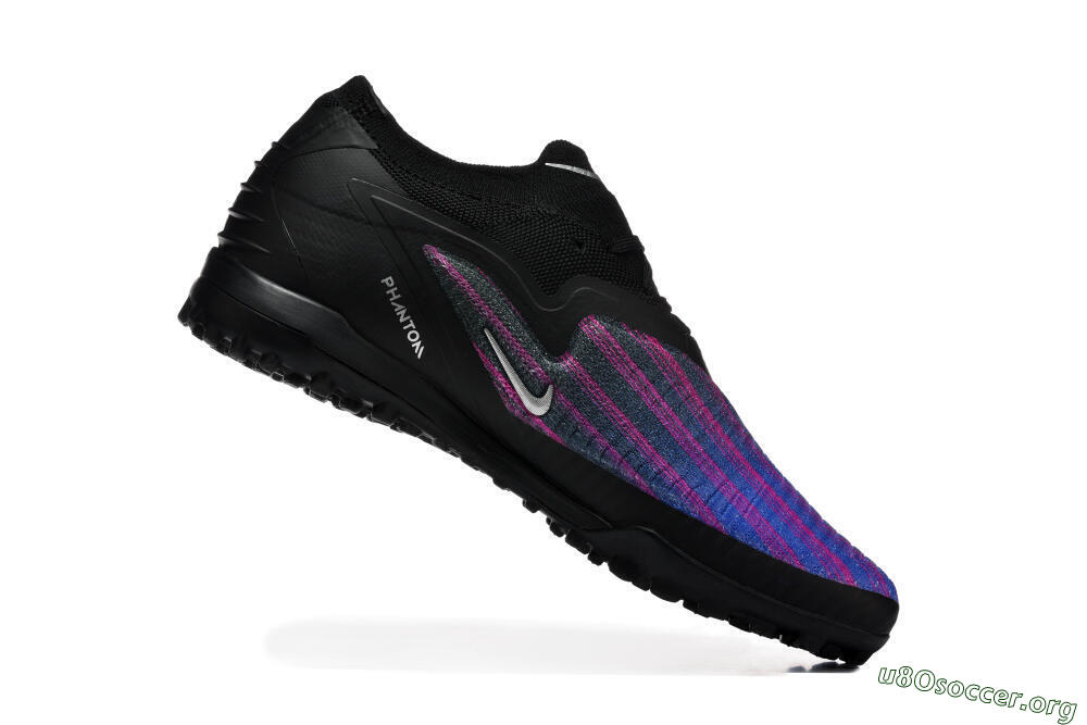 Nike Phantom 6 Elite Low TF Football Shoes - Black/Royal Blue/Magenta 7