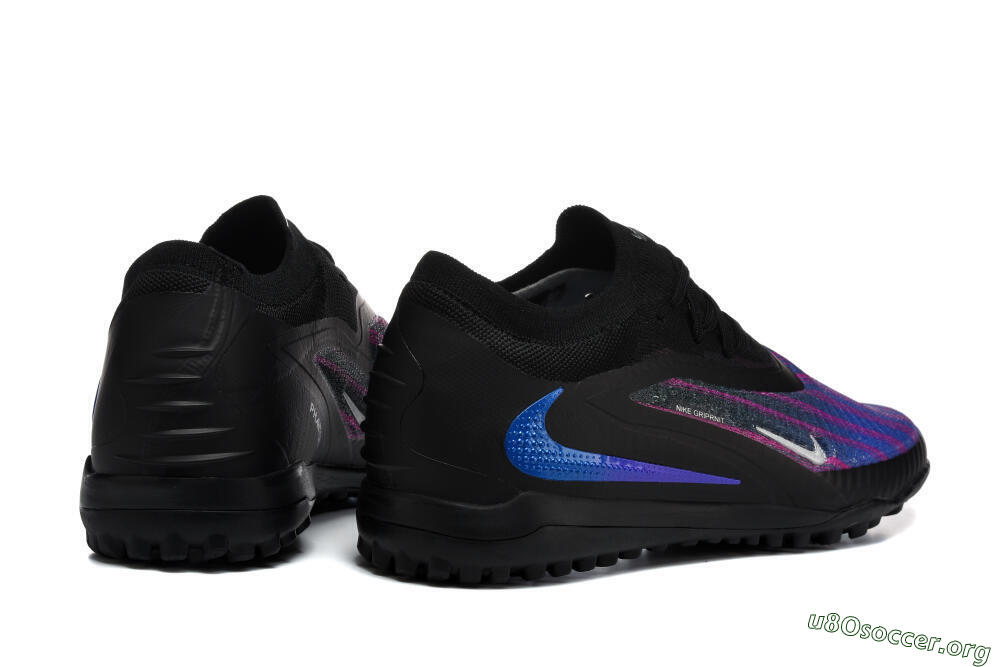 Nike Phantom 6 Elite Low TF Football Shoes - Black/Royal Blue/Magenta 9