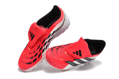 Adidas Predator 26 Elite Fold-Over Tongue TF Football Shoes - Red/Electric Red/Black