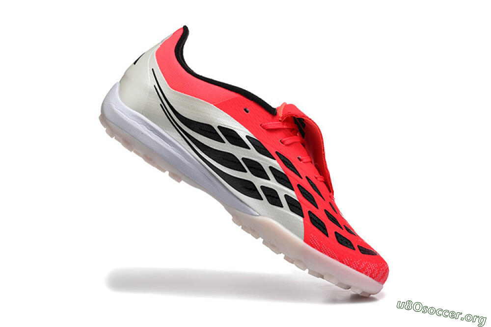 Adidas Predator 26 Elite Fold-Over Tongue TF Football Shoes - Red/Electric Red/Black 7