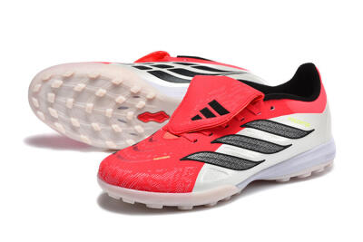 Adidas Predator 26 Elite Fold-Over Tongue TF Football Shoes - Red/Electric Red/Black