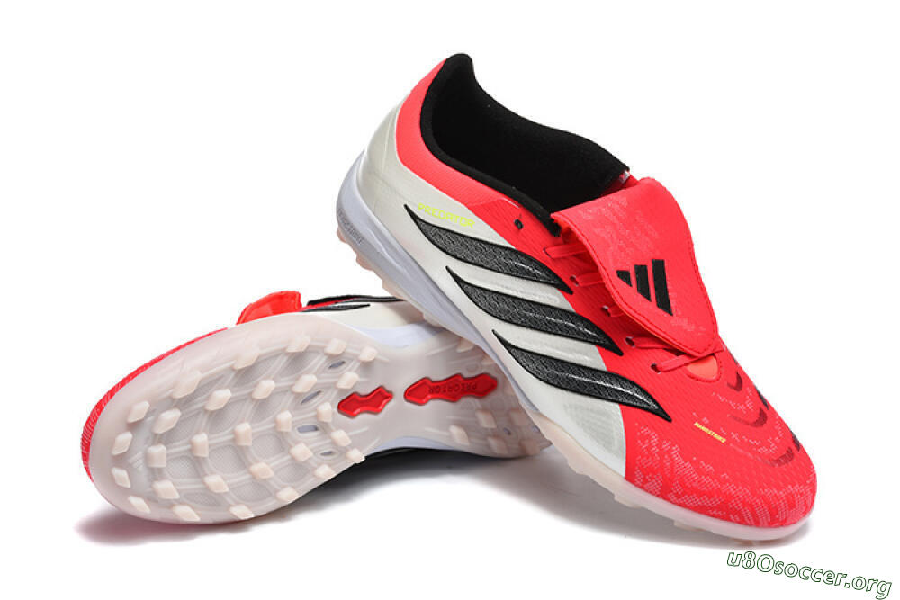 Adidas Predator 26 Elite Fold-Over Tongue TF Football Shoes - Red/Electric Red/Black 4
