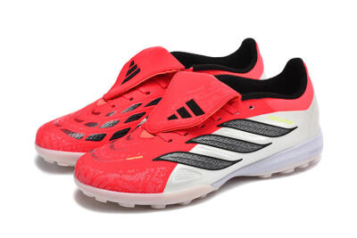 Adidas Predator 26 Elite Fold-Over Tongue TF Football Shoes - Red/Electric Red/Black
