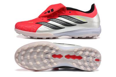 Adidas Predator 26 Elite Fold-Over Tongue TF Football Shoes - Red/Electric Red/Black