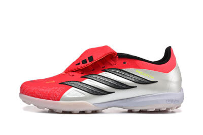 Adidas Predator 26 Elite Fold-Over Tongue TF Football Shoes - Red/Electric Red/Black