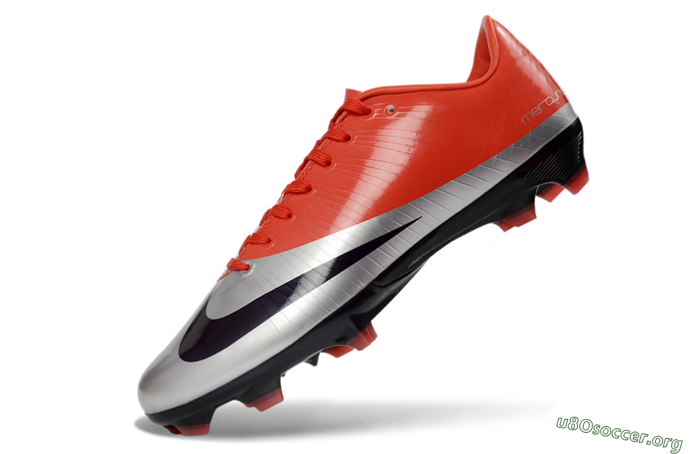 Nike Air Zoom Mercurial Vapor Superfly 1 CR7 2026 World Cup FG Football Boots - Orange/Dynamic Sunset/Metallic Silver 5