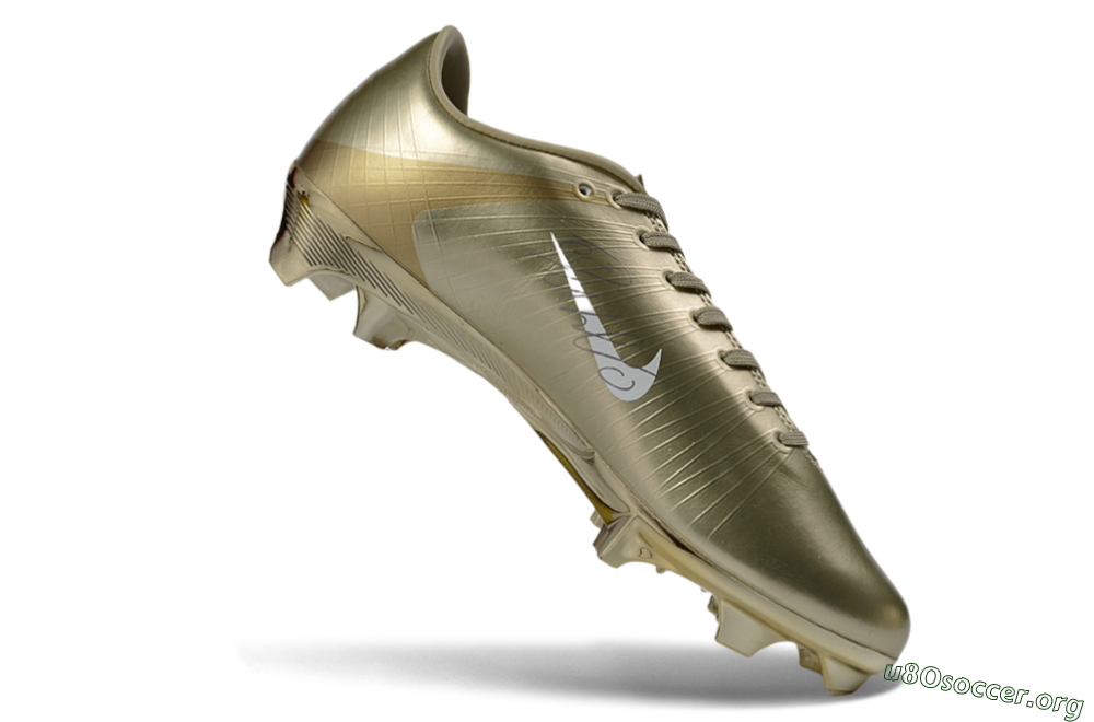 Nike Air Zoom Mercurial Vapor Superfly 1 CR7 2026 World Cup FG Football Boots - Gold/Metallic Gold/White 4