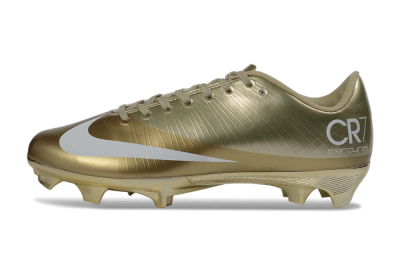 Nike Air Zoom Mercurial Vapor Superfly 1 CR7 2026 World Cup FG Football Boots - Gold/Metallic Gold/White