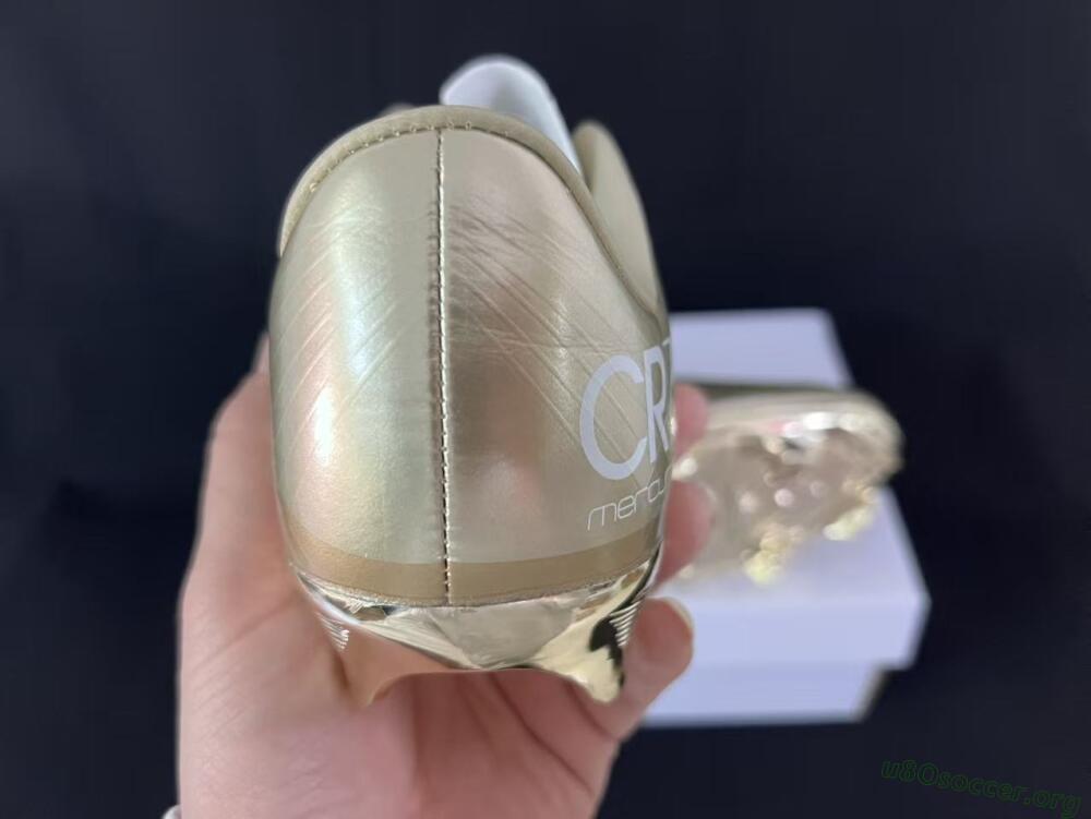 Nike Air Zoom Mercurial Vapor Superfly 1 CR7 2026 World Cup FG Football Boots - Gold/Metallic Gold/White