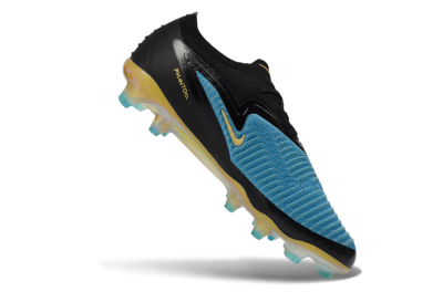 Nike Phantom 6 Elite Low FG Football Boots - Blue/Electric Blue/Gold