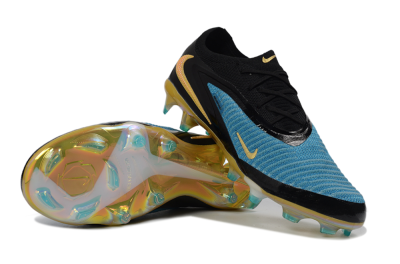 Nike Phantom 6 Elite Low FG Football Boots - Blue/Electric Blue/Gold